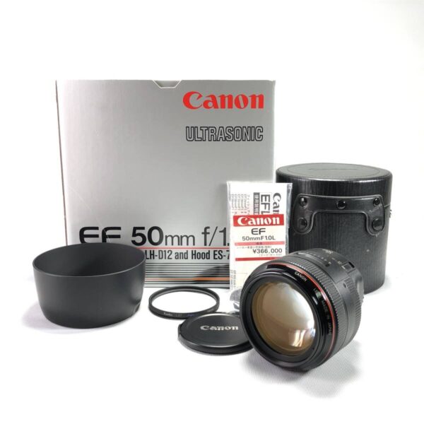 CANON EF 50mm F1.4 USM レンズフィルタ－付属